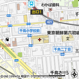 東京都大田区千鳥2丁目5周辺の地図