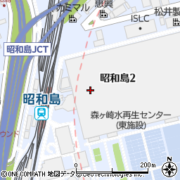 東京都大田区昭和島周辺の地図