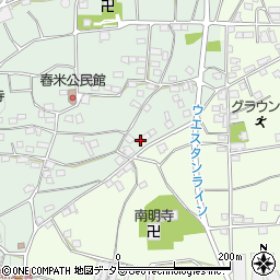 山梨県南巨摩郡富士川町舂米1697周辺の地図