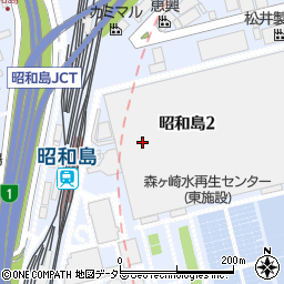 東京都大田区昭和島周辺の地図