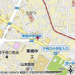 神奈川県川崎市高津区子母口520周辺の地図