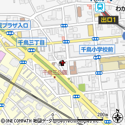 東京都大田区千鳥3丁目20-1周辺の地図