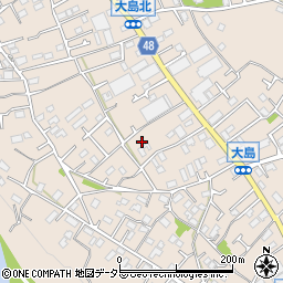神奈川県相模原市緑区大島3024周辺の地図