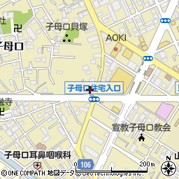 神奈川県川崎市高津区子母口269周辺の地図