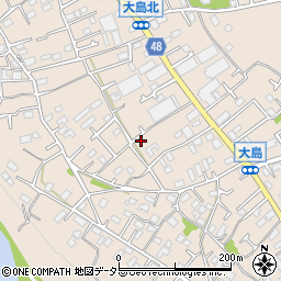 神奈川県相模原市緑区大島3024-15周辺の地図
