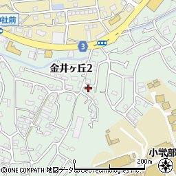 東京都町田市金井ヶ丘2丁目28-1周辺の地図