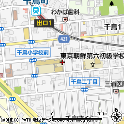 東京都大田区千鳥周辺の地図