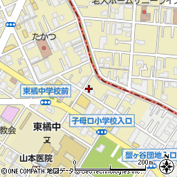 神奈川県川崎市高津区子母口529-1周辺の地図