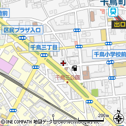 東京都大田区千鳥3丁目18-1周辺の地図
