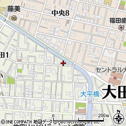 東京都大田区西蒲田1丁目5-9周辺の地図