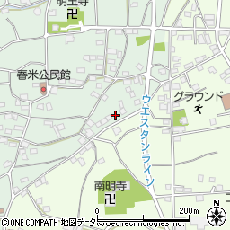 山梨県南巨摩郡富士川町舂米1700周辺の地図