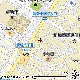 無添くら寿司 相模原中央店周辺の地図