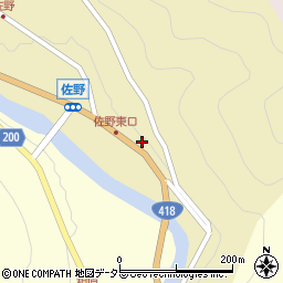 岐阜県山県市佐野34周辺の地図