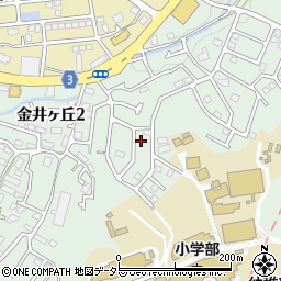 東京都町田市金井ヶ丘2丁目34-17周辺の地図