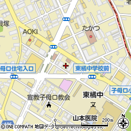 神奈川県川崎市高津区子母口309周辺の地図