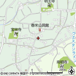 山梨県南巨摩郡富士川町舂米1631周辺の地図