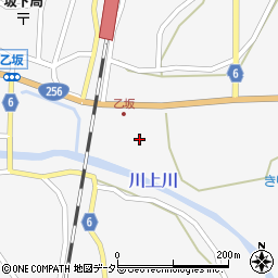 岐阜県中津川市坂下934周辺の地図