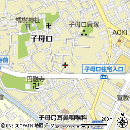 神奈川県川崎市高津区子母口37-5周辺の地図