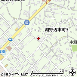 神奈川県相模原市中央区淵野辺本町3丁目22-28周辺の地図