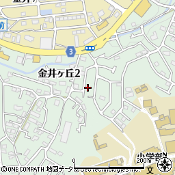 東京都町田市金井ヶ丘2丁目28-6周辺の地図
