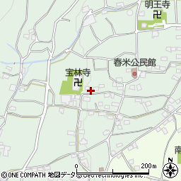 山梨県南巨摩郡富士川町舂米1297周辺の地図