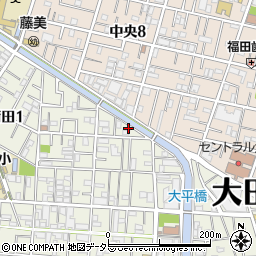 東京都大田区西蒲田1丁目5-5周辺の地図