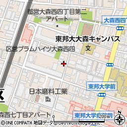東京都大田区大森西4丁目18-14周辺の地図