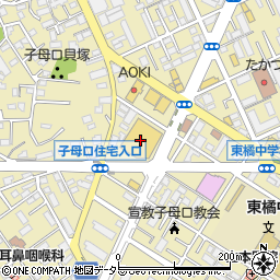 ライフ子母口店周辺の地図