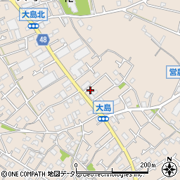 神奈川県相模原市緑区大島3047-12周辺の地図