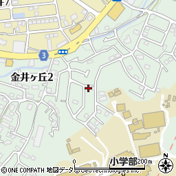 東京都町田市金井ヶ丘2丁目34-18周辺の地図