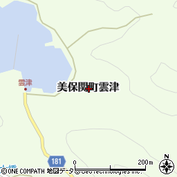 島根県松江市美保関町雲津周辺の地図