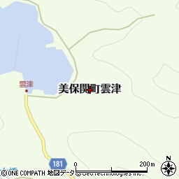 島根県松江市美保関町雲津周辺の地図