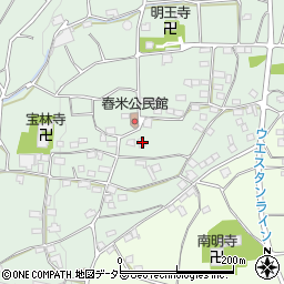 山梨県南巨摩郡富士川町舂米1634周辺の地図