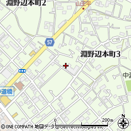 神奈川県相模原市中央区淵野辺本町3丁目22-33周辺の地図