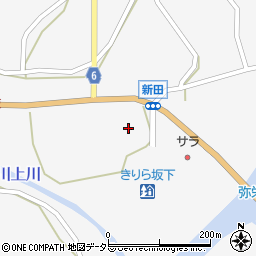 岐阜県中津川市坂下416周辺の地図