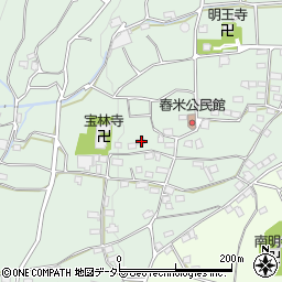 山梨県南巨摩郡富士川町舂米1258周辺の地図