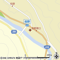 岐阜県山県市佐野65周辺の地図