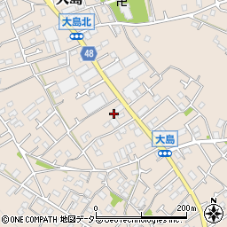 神奈川県相模原市緑区大島3024-5周辺の地図