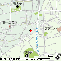 山梨県南巨摩郡富士川町舂米1702周辺の地図