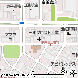 東京都大田区京浜島2丁目3-13周辺の地図