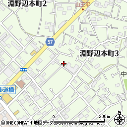 神奈川県相模原市中央区淵野辺本町3丁目22-34周辺の地図
