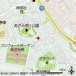 〒225-0011 神奈川県横浜市青葉区あざみ野の地図