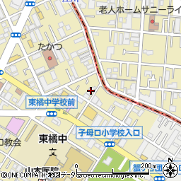 神奈川県川崎市高津区子母口524-2周辺の地図