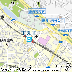 セブンイレブン大田区下丸子３丁目店周辺の地図