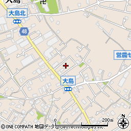 神奈川県相模原市緑区大島3047周辺の地図
