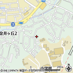 東京都町田市金井ヶ丘2丁目36-13周辺の地図
