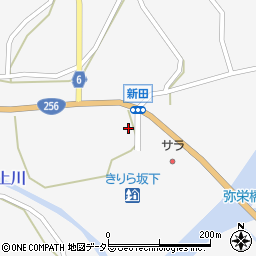 岐阜県中津川市坂下416-8周辺の地図