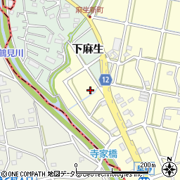 神奈川県川崎市麻生区早野416周辺の地図