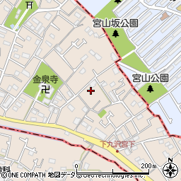 神奈川県相模原市緑区下九沢597-4周辺の地図