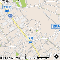 神奈川県相模原市緑区大島3047-11周辺の地図
